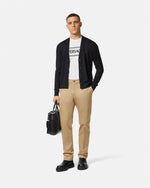 Box Letters Print T Shirt