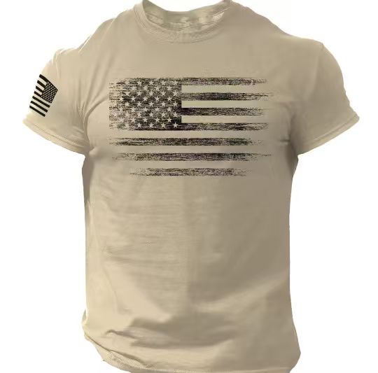 3D Graphic Short Sleeve Shirts Graphic Space