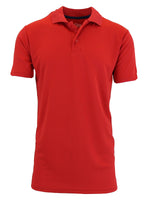 Men's Short Sleeve Polo Shirts – Moisture-Wicking, Stretch Knit, Tagless, Regular Fit for All-Day Comfort