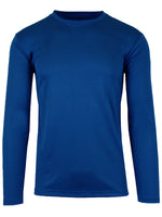 Men's Long Sleeve Moisture-Wicking Crew Neck Tees – Quick Dry, Odor Resistant, Wrinkle-Free Active Shirts