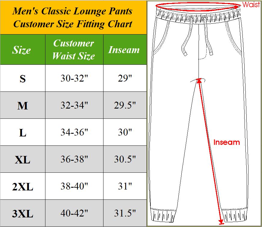 Men's 5-Pack Modern Fit Classic Lounge Pants (Sizes: S-3XL)