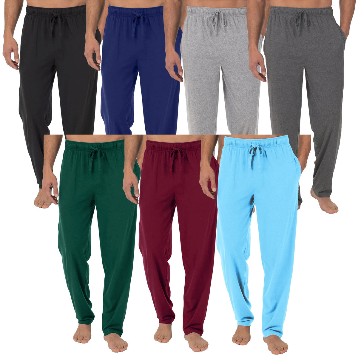 Men's Classic Sleep & Lounge Pants – Modern Fit, Elastic Waistband, Soft Cotton Blend