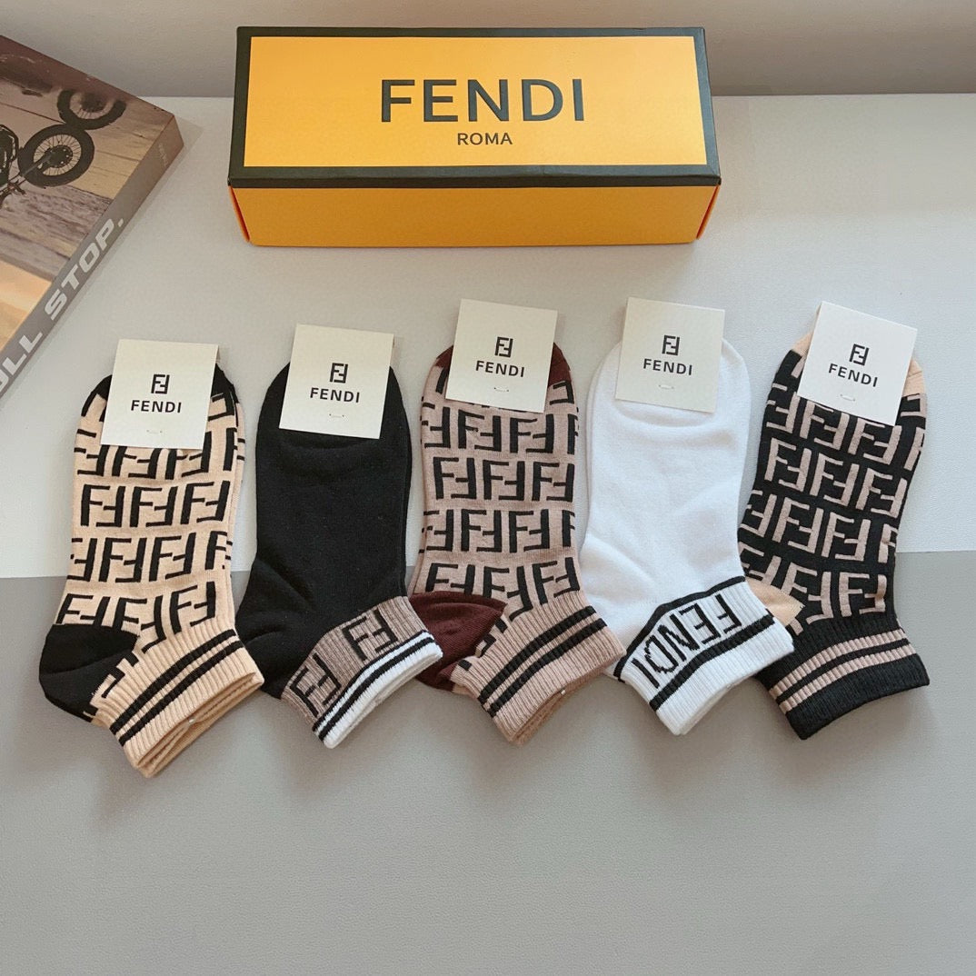 5-Pair Comfort Socks Set (1 BOX)-37
