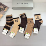 5-Pair Comfort Socks Set (1 BOX)-38