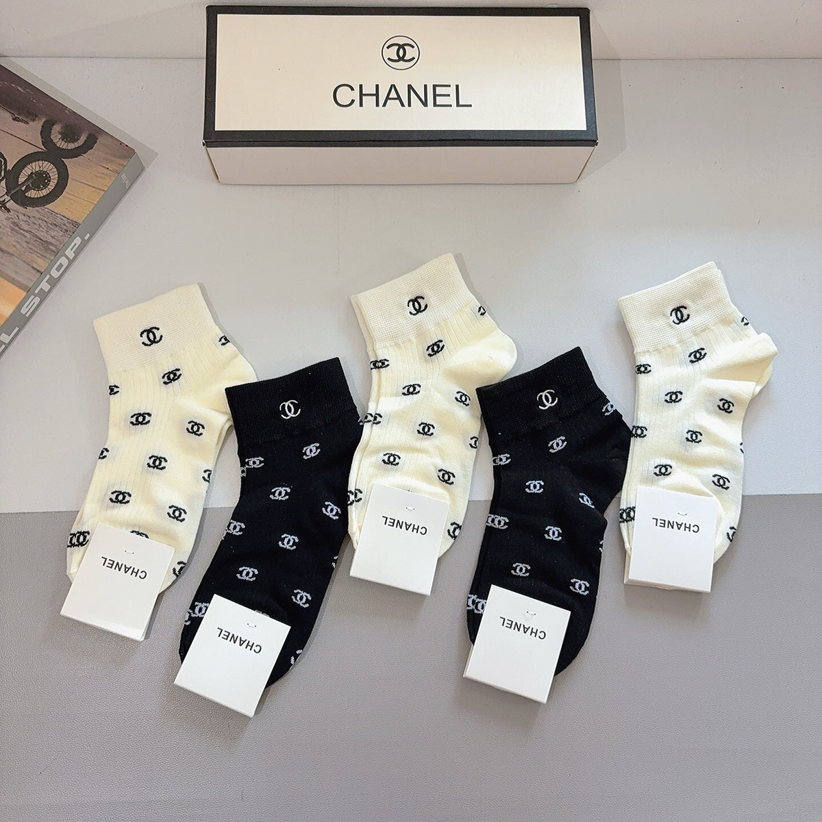 5-Pair Comfort Socks Set (1 BOX)-39