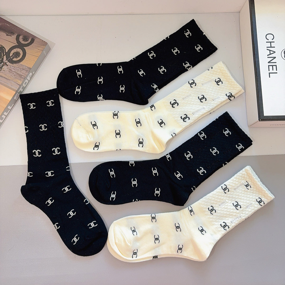 5-Pair Comfort Socks Set (1 BOX)-40