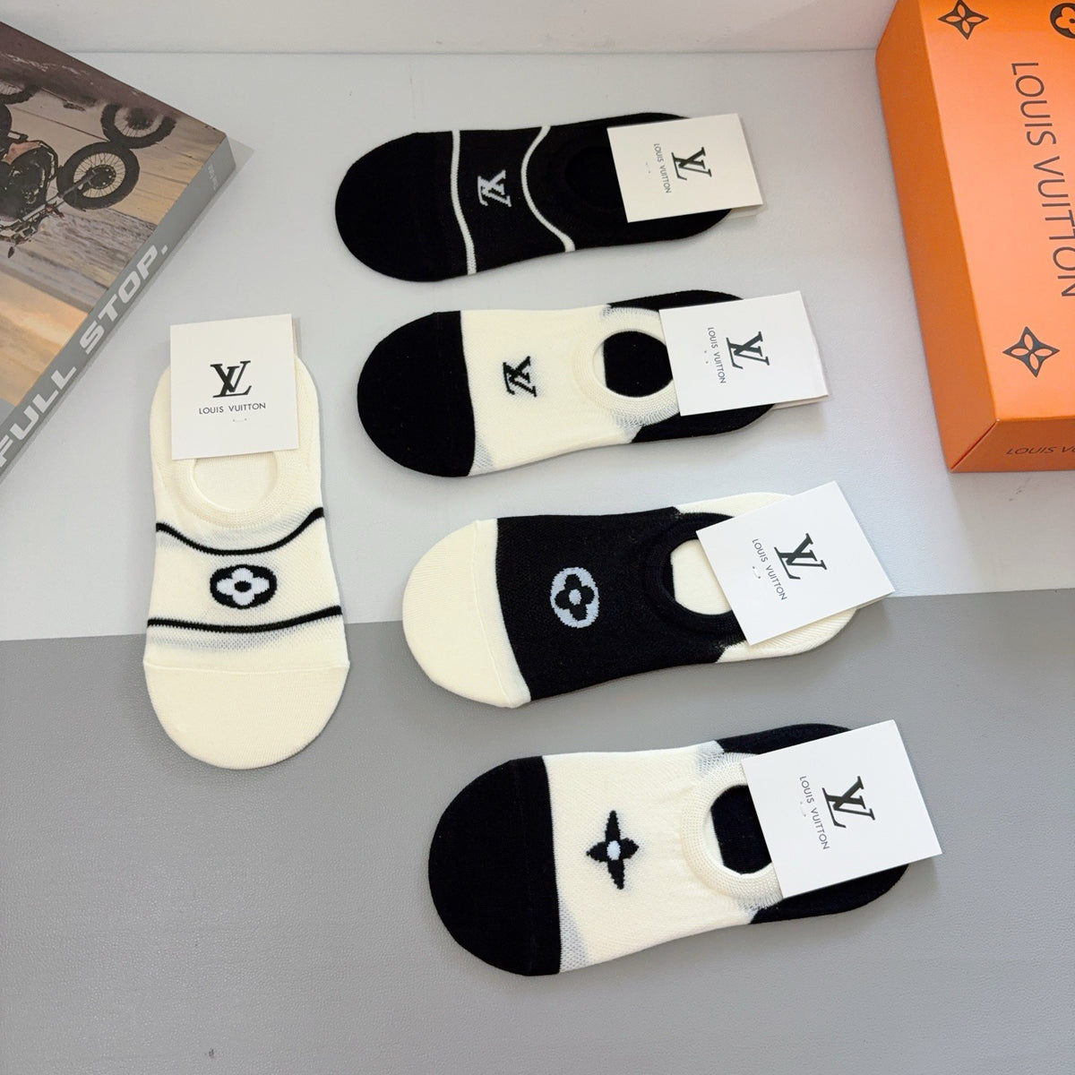 5-Pair Comfort Socks Set (1 BOX)-84