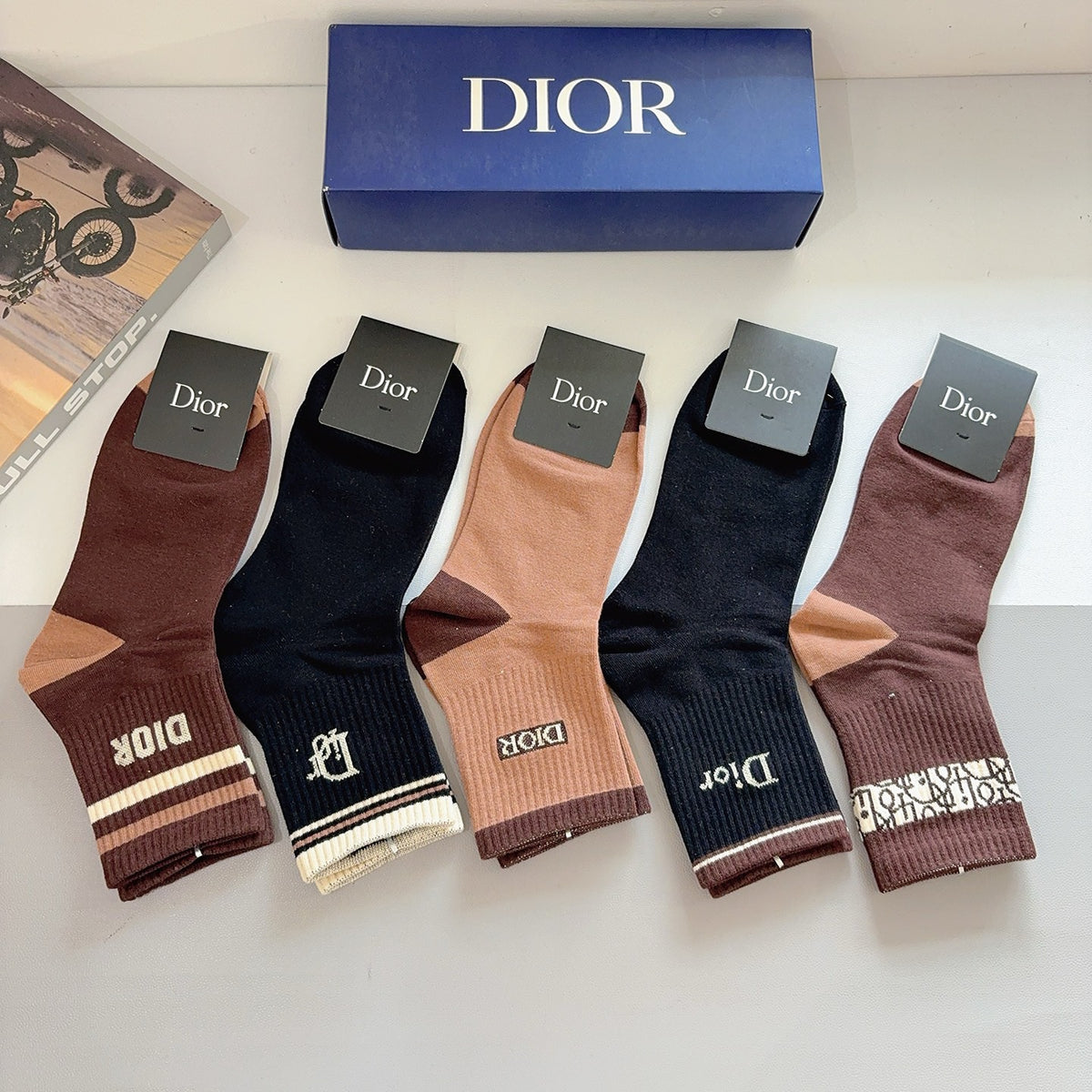 5-Pair Comfort Socks Set (1 BOX)-98