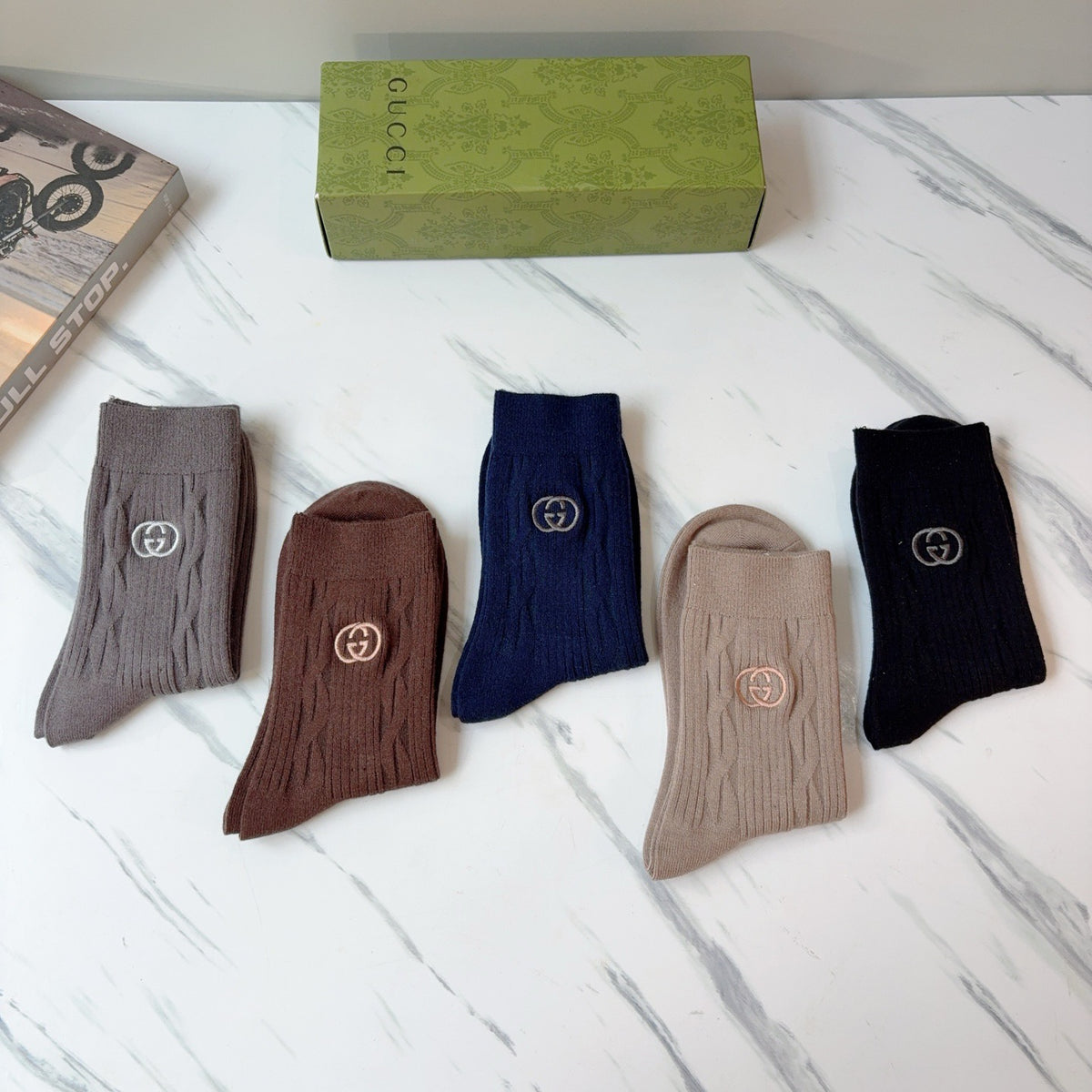 5-Pair Comfort Socks Set (1 BOX)-108