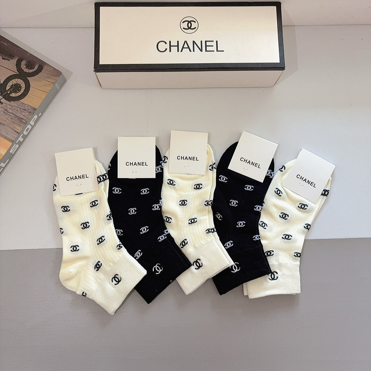 5-Pair Comfort Socks Set (1 BOX)-111