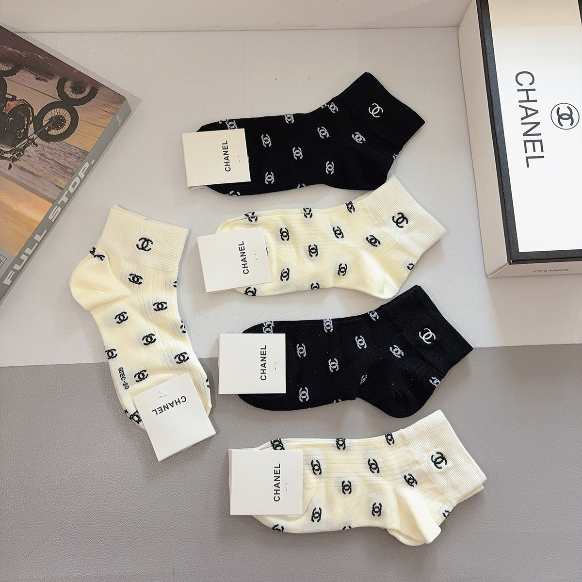 5-Pair Comfort Socks Set (1 BOX)-111