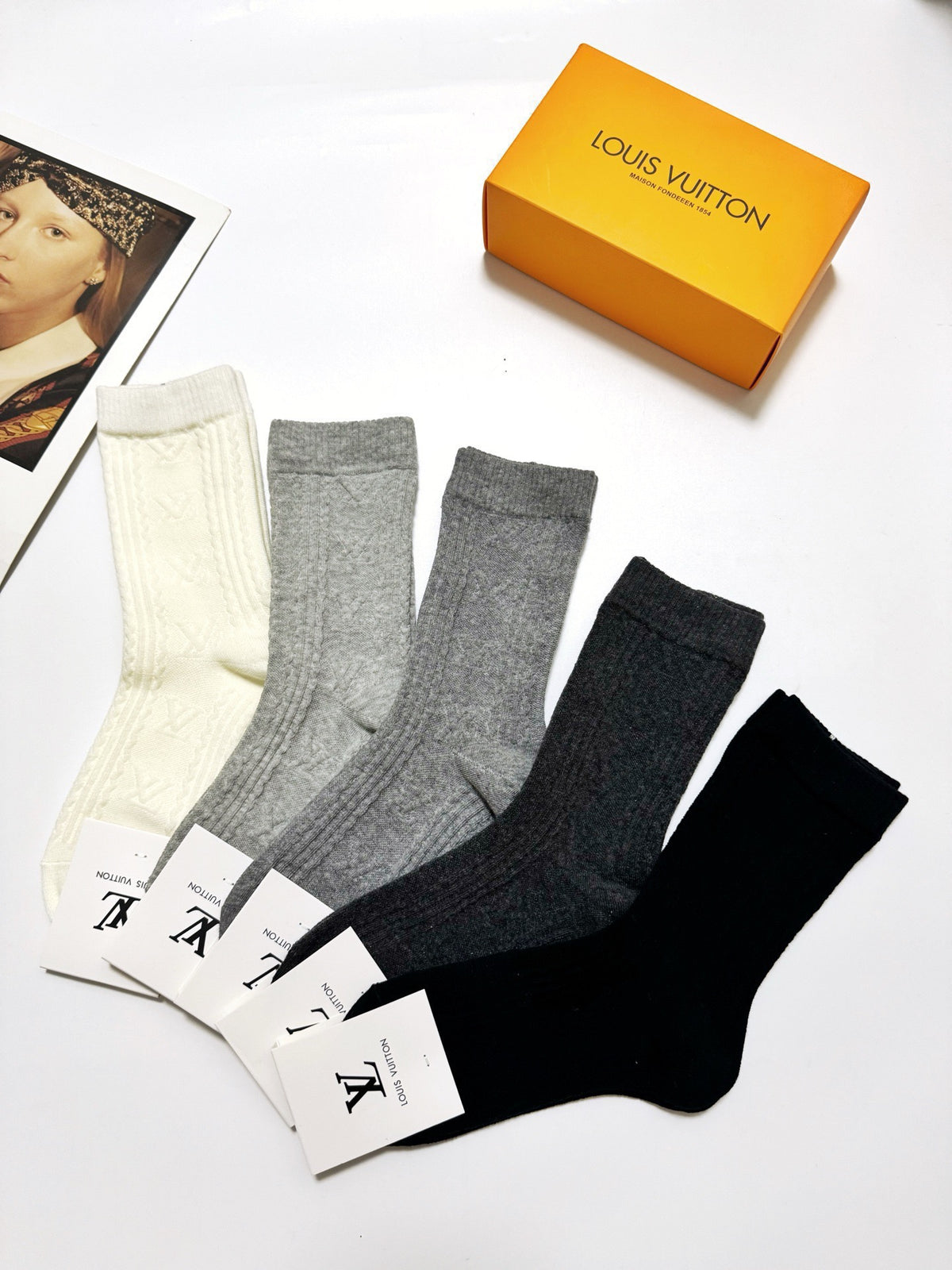 5-Pair Comfort Socks Set (1 BOX)-120