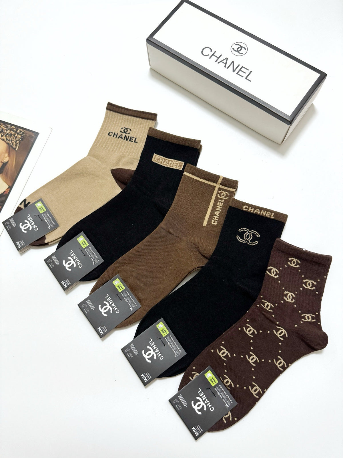 5-Pair Comfort Socks Set (1 BOX)-123