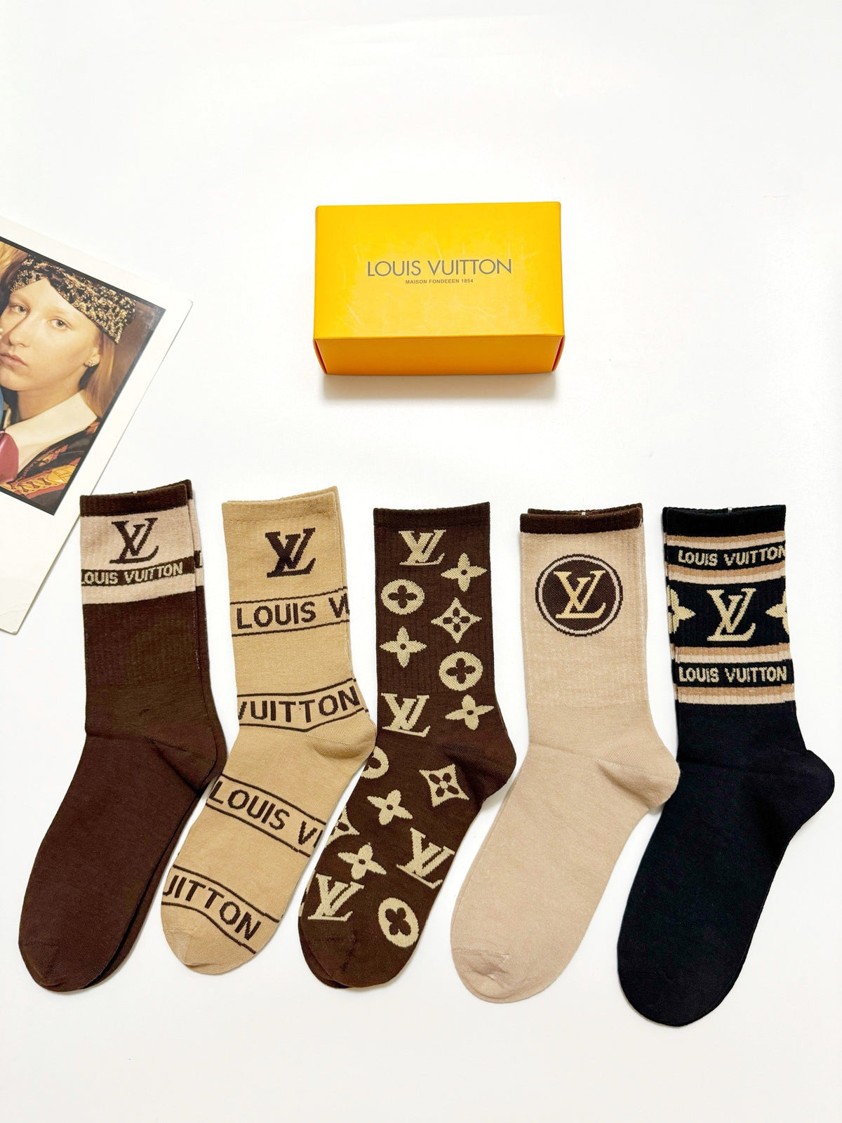5-Pair Comfort Socks Set (1 BOX)-126