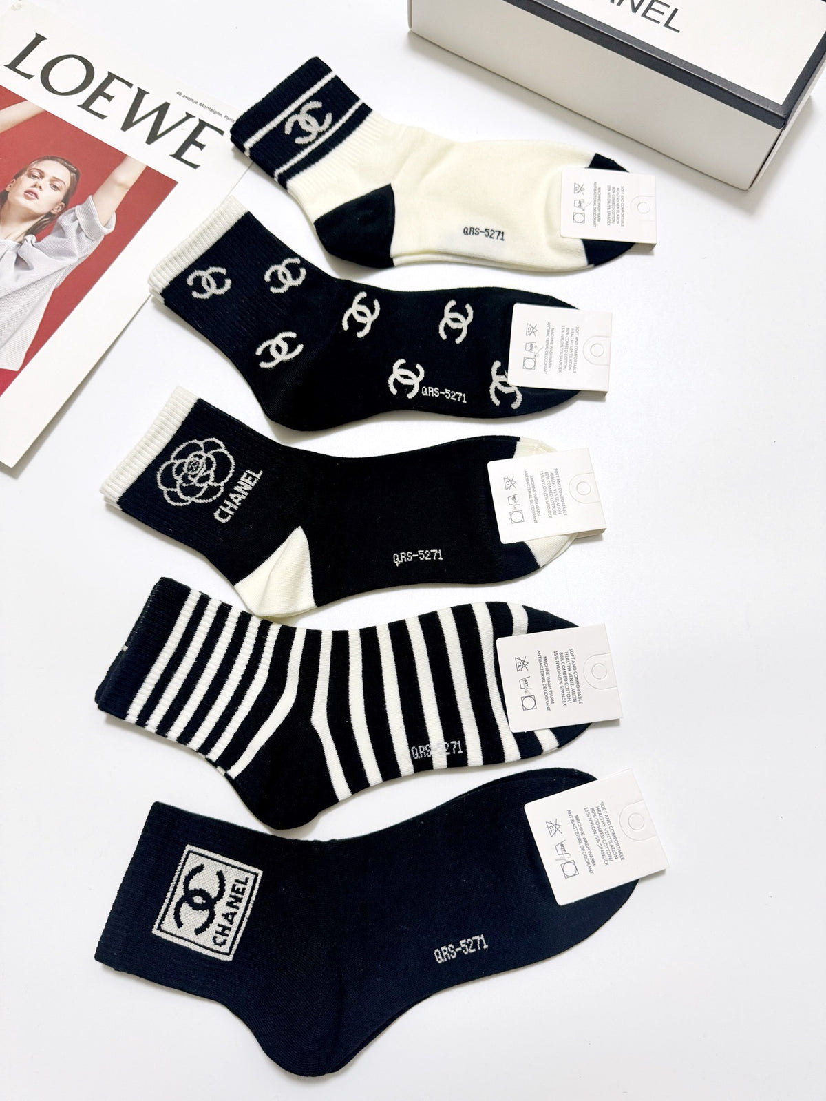 5-Pair Comfort Socks Set (1 BOX)-127