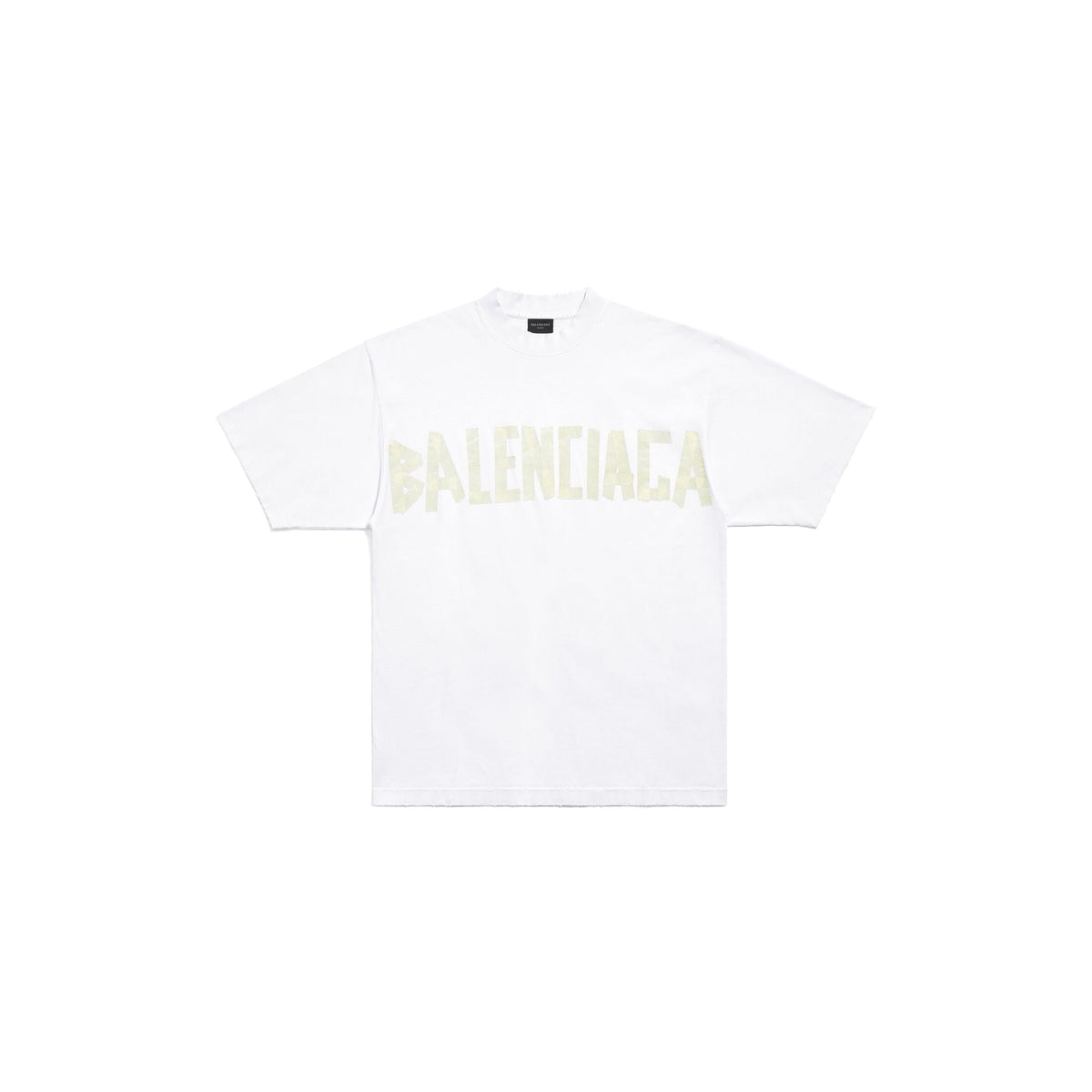 Yellow Letter Print T Shirt