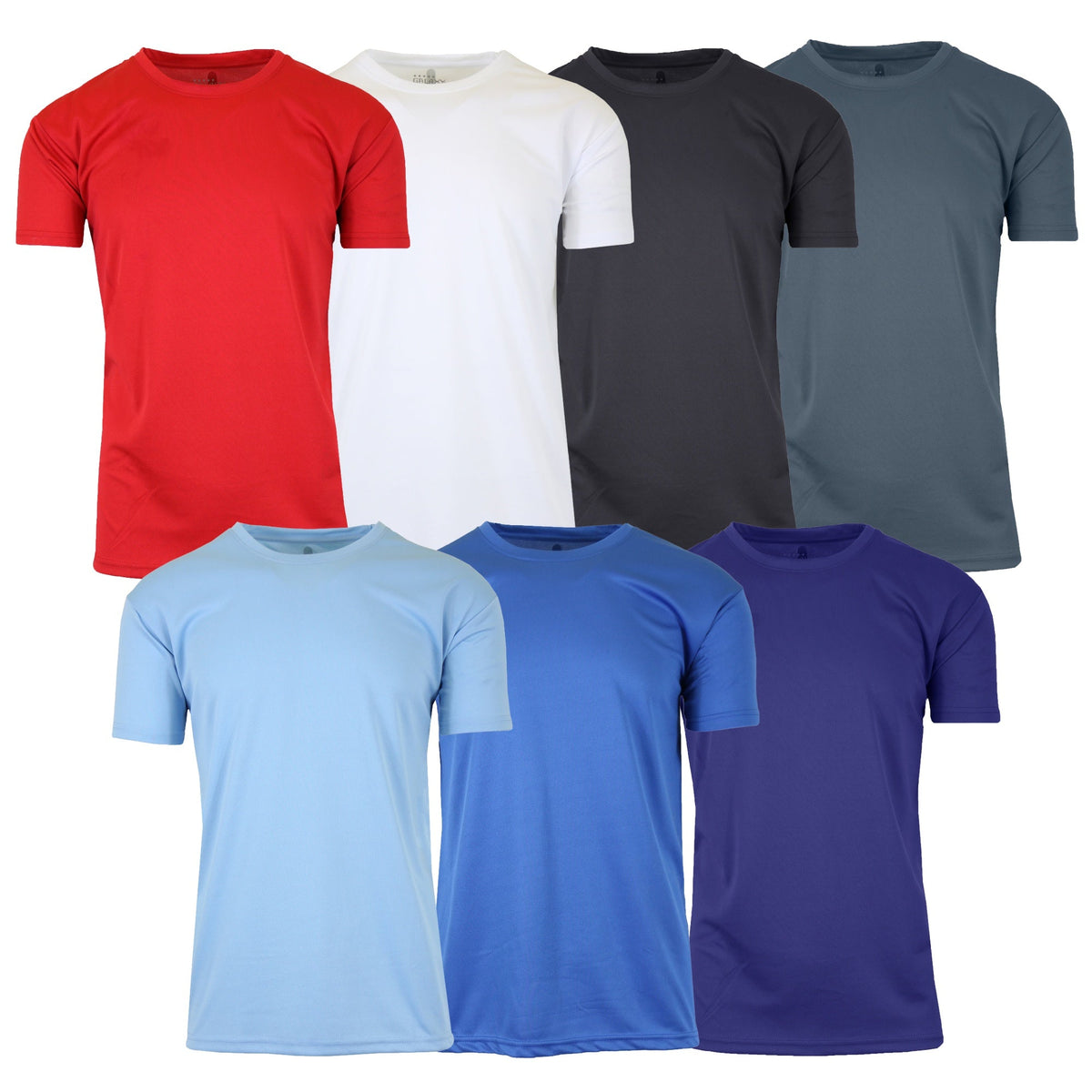 Men's Short Sleeve Moisture-Wicking Quick Dry Performance Crew Neck Tee (S-2XL)