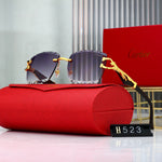 Irregular Frameless Sunglasses