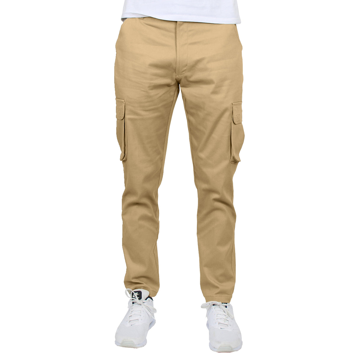 3-Pack Men's Flex-Stretch Cotton Cargo Pants – Comfortable, Durable & Versatile (31-Inch Inseam)