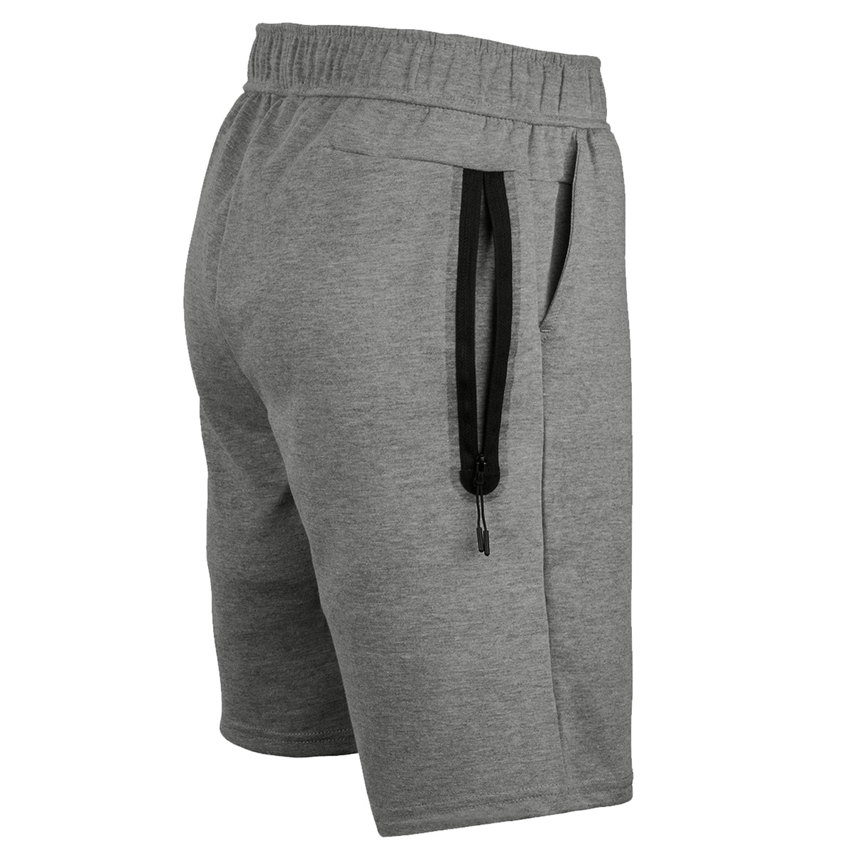 Men's Tech Fleece Performance Shorts With Heat Seal Zipper Pocket (Sizes, S-2XL)