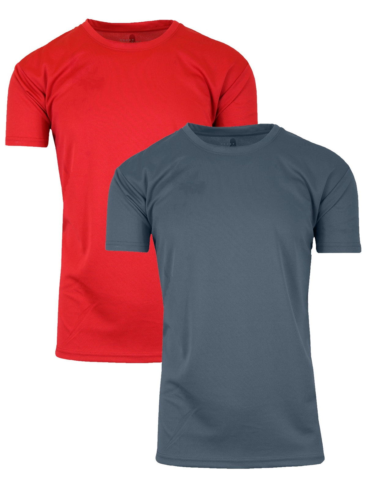 2-Pack Men's Short Sleeve Moisture-Wicking Quick Dry Performance Crew Neck Tee (S-2XL)