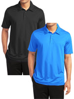 2-Pack Men's Short Sleeve Polo Shirts – Moisture-Wicking, Stretch Knit, Tagless, Regular Fit for All-Day Comfort (S-3XL)