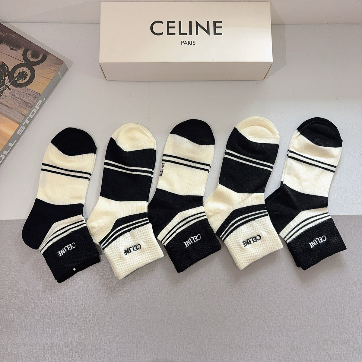 5-Pair Comfort Socks Set (1 BOX)-32