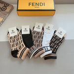 5-Pair Comfort Socks Set (1 BOX)-37