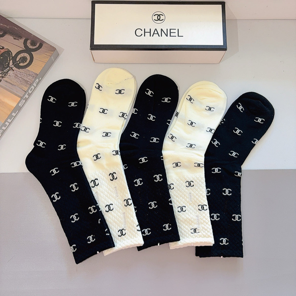 5-Pair Comfort Socks Set (1 BOX)-40