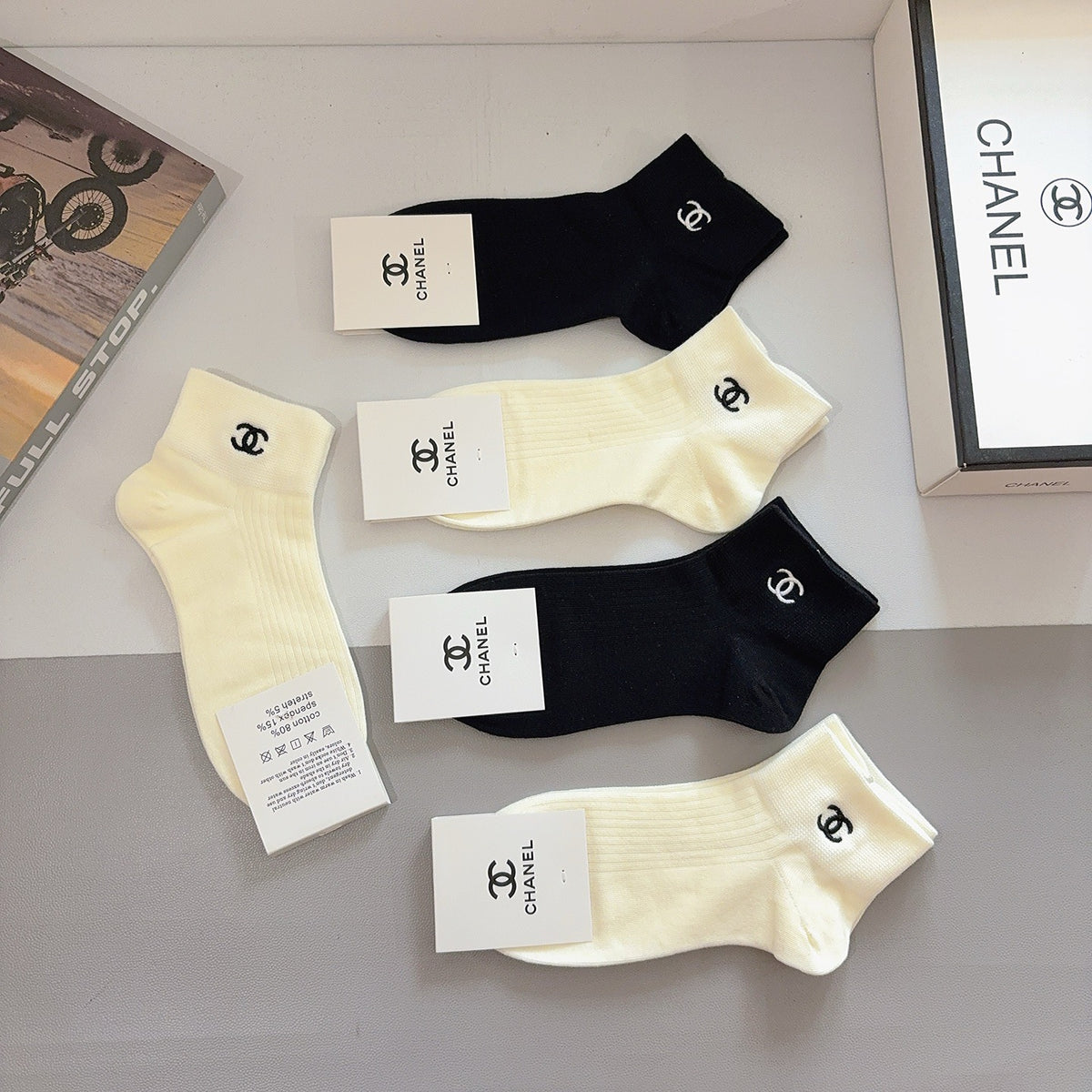 5-Pair Comfort Socks Set (1 BOX)-42