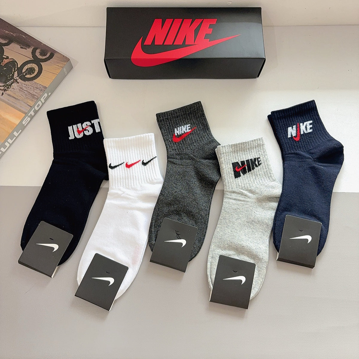5-Pair Comfort Socks Set (1 BOX)-88