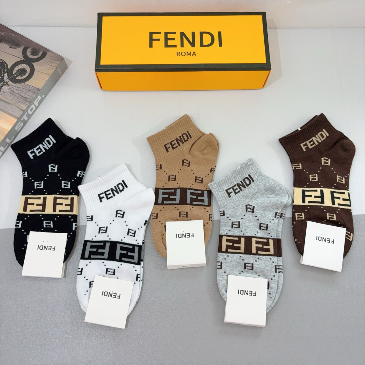 5-Pair Comfort Socks Set (1 BOX)-102