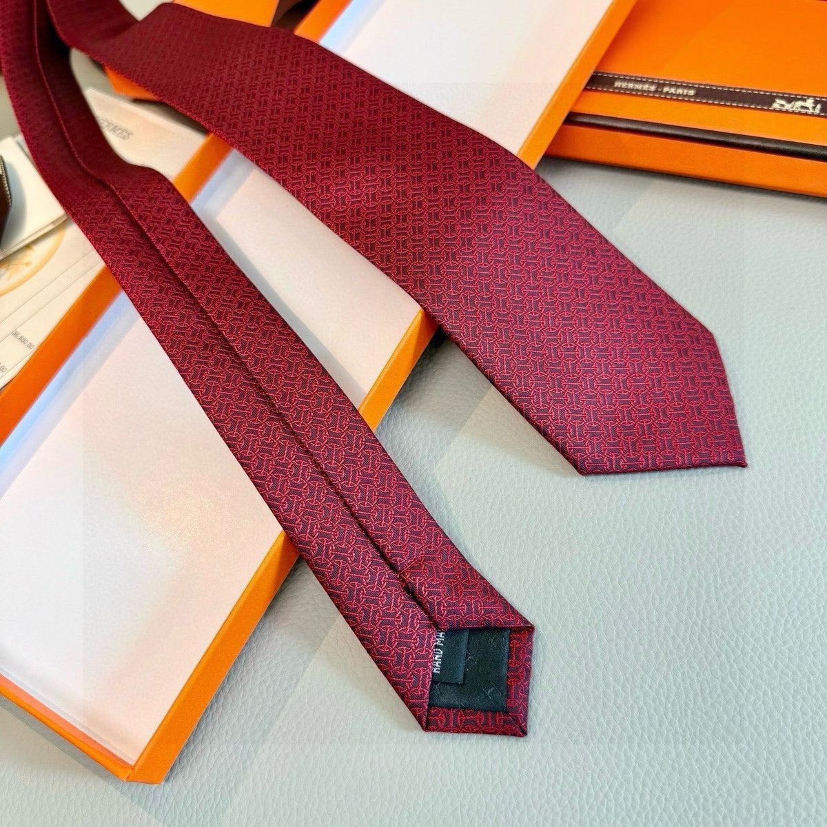 Handcrafted Jacquard Tie-3
